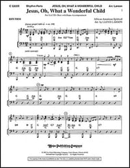 Jesus, Oh, What a Wonderful Child Instrumental Parts choral sheet music cover